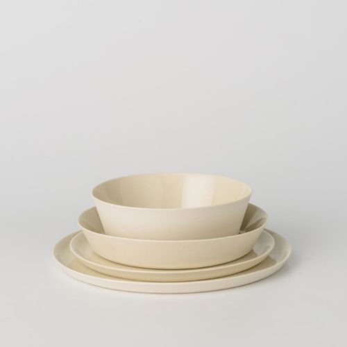 Set di 4 piatti in ceramica per posto tavola